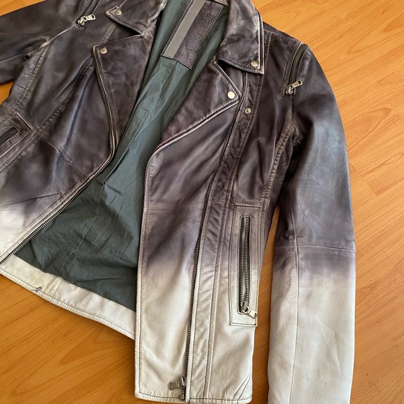 Malibu Road Ombré Leather Jacket - Picture 5 of 8